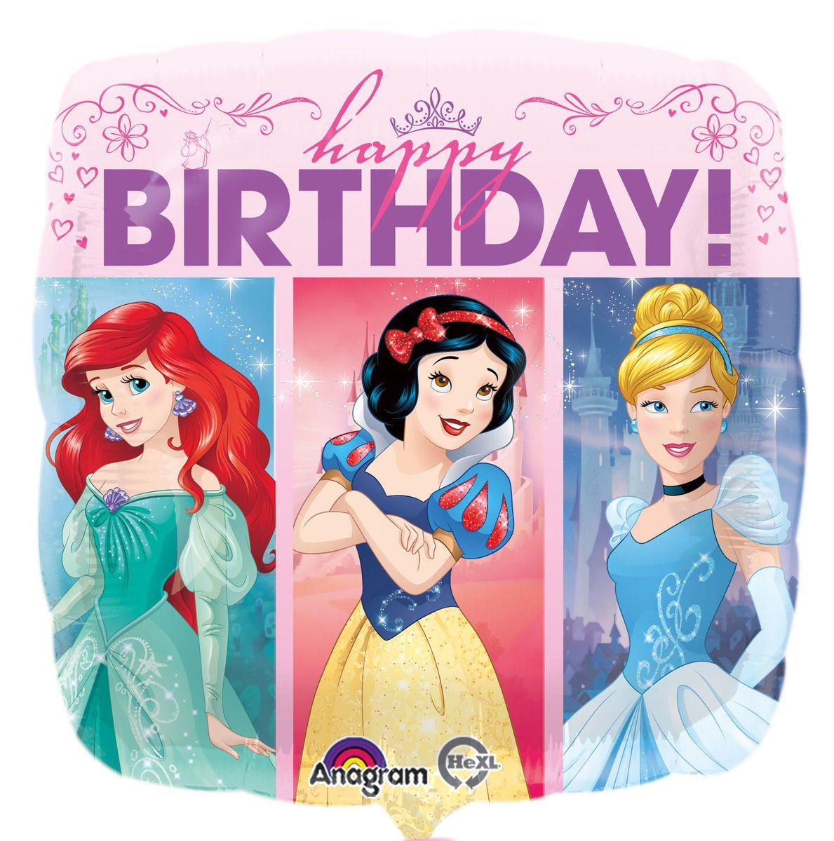 Folienballon Helium Disney Prinzessinnen Lindaxx