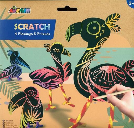 Avenir Scratch Flamingo & Friends