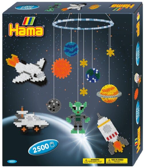 Hama Bügelperlen Midi Geschenkpackung Weltraumabenteuer mit 2500 Perlen