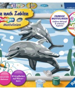 Ravensburger Malen nach Zahlen Freundliche Delfine