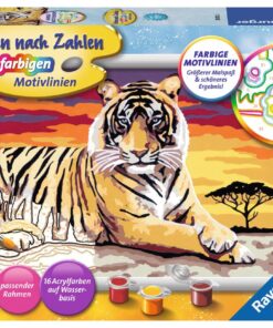 Ravensburger Malen nach Zahlen Majestätischer Tiger