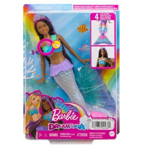 Barbie Brooklyn Zauberlicht Meerjungfrau Puppe (leuchtet), Barbie Dreamtopia