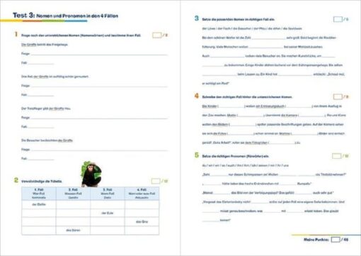 Fit für die Schule Tests mit LKZ Deutsch 4. Klasse1