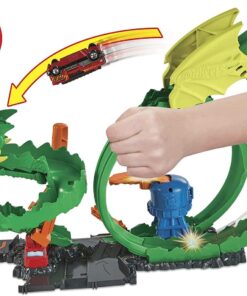 Hot Wheels City Drachenangriff Spielset mit 1 Spielzeugauto4