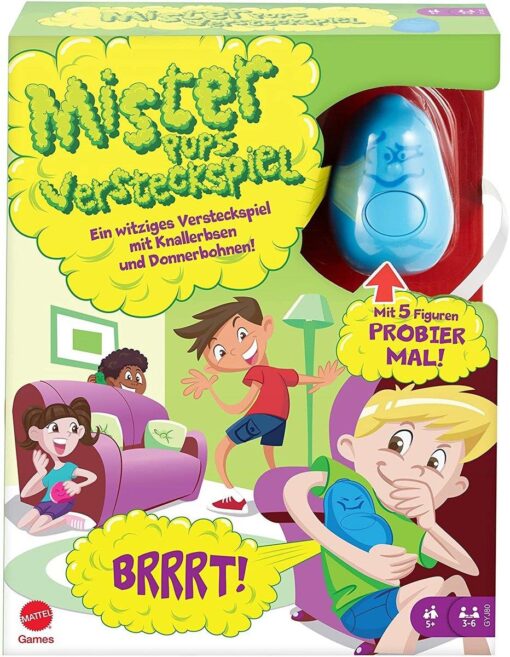 Mattel Games Mister Pups Versteckspiel, Kinderspiel, Aktionsspiel