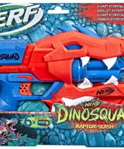 Nerf DinoSquad Raptor-Slash Blaster, 6-Dart Rotationstrommel