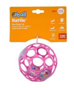 Oball Rattle 10 cm Pink