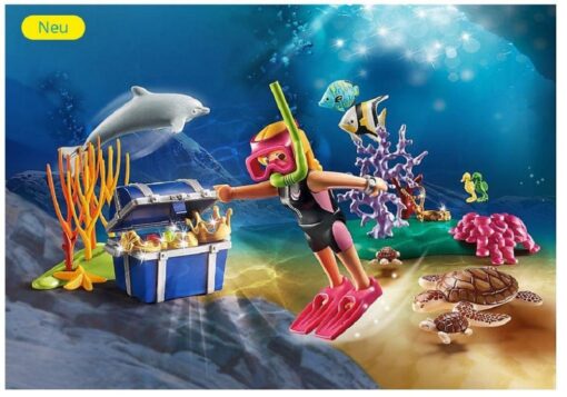 PLAYMOBIL® 70678 Geschenkset Schatztaucherin