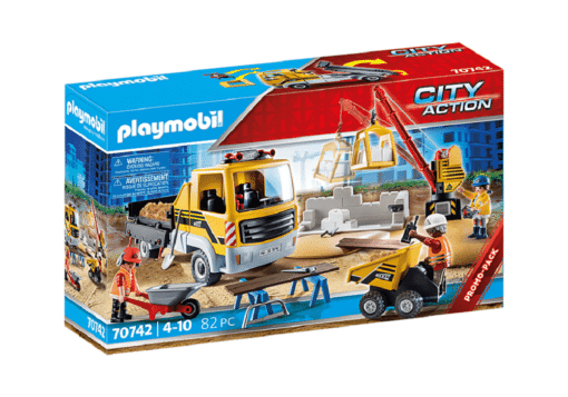 PLAYMOBIL® 70742 City Action Baustelle mit Kipplaster