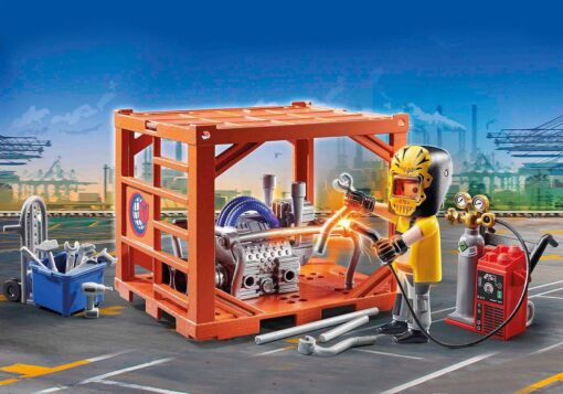 PLAYMOBIL® 70774 City Action Containerfertigung2