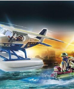 PLAYMOBIL 70779 Polizei Wasserflugzeug Schmuggler Verfolgung Lindaxx