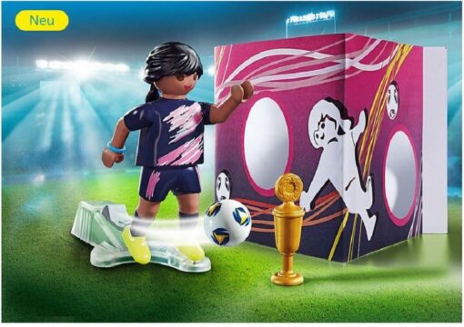 PLAYMOBIL® 70875 Fußballerin mit Torwand und Pokal