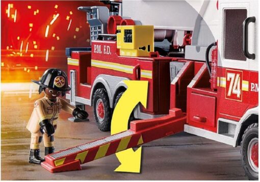 PLAYMOBIL® City Action 70935 Feuerwehr-Fahrzeug  US Tower Ladder3