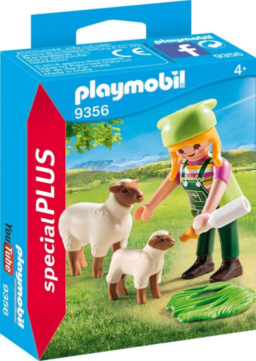 PLAYMOBIL®l Bäuerin mit Schäfchen