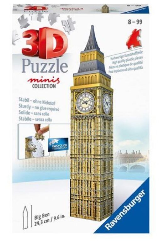 Ravensburger 3D Puzzle - Mini Big Ben, 54 Teile