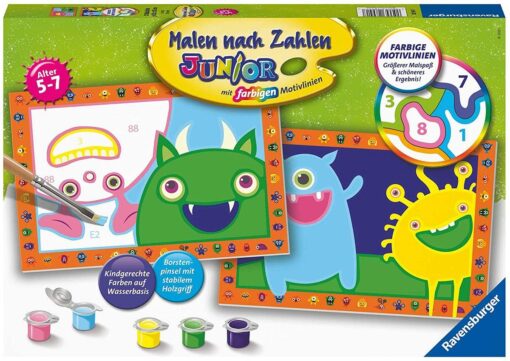 Ravensburger Malen nach Zahlen - Lustige Monster