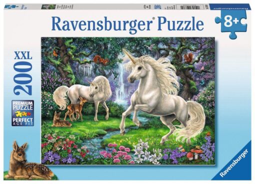 Ravensburger Puzzle XXl Geheimnisvolle Einhörner, 200 Teile