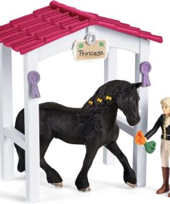 Schleich 42437 Horse Club - Pferdebox mit Tori und Princess3