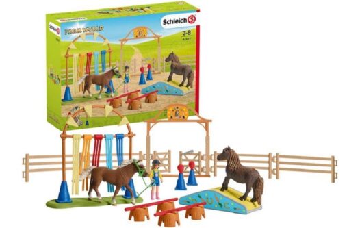 Schleich 42481 Farm World Spielset - Pony Agility Training