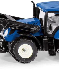 SIKU 1396 Siku Traktor New Holland blau mit Frontlader 3,5cm