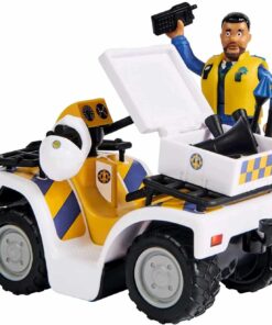 Simba Feuerwehrmann Sam Polizei Quad mit Figur3