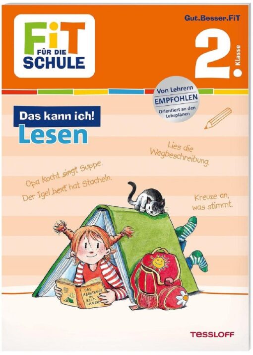 Tessloff FiT FÜR DIE SCHULE. Das kann ich! Lesen 2. Klasse