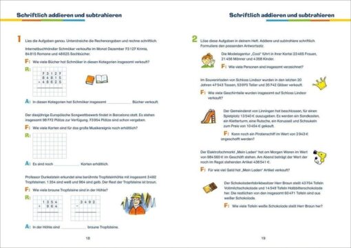 Tessloff Fit für die Schule - Das kann ich  Textaufgaben einfach lösen 4. Klasse11