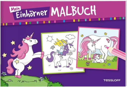 Tessloff Mein Einhörner-Malbuch