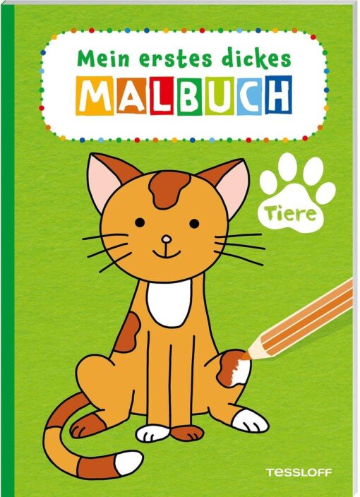 Tessloff Mein erstes dickes Malbuch. Tiere