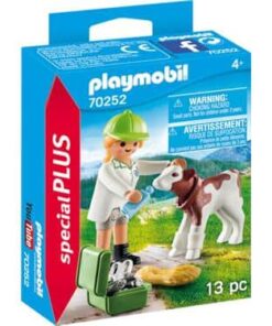 PLAYMOBIL-70252-Special-Plus-Tieraerztin-mit-Kaelbchen