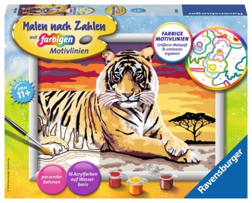 Ravensburger Malen nach Zahlen Majestätischer Tiger