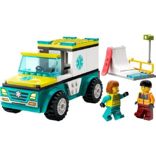 434088-LEGO---60403-City-Fahrzeuge-Rettungswagen-und-Snowboarder--79-Teile-.jpg