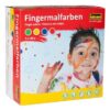 Idena-Fingermalfarben-4-x-150-g-blau-gruen-gelb-rot