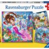 Kinderpuzzle Bezaubernde Meerjungfrauen, 3x49