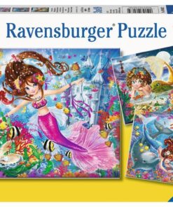 Kinderpuzzle Bezaubernde Meerjungfrauen, 3x49