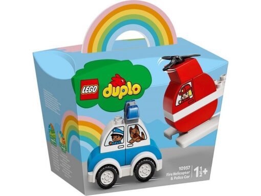 LEGO® DUPLO® Creative Play 10957 Mein erster Feuerwehrhubschrauber und mein erstes Polizeiauto