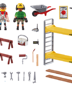 PLAYMOBIL® 70446 City Action Baugerüst mit Handwerkern1