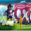 PLAYMOBIL® 70875 Fußballerin mit Torwand und Pokal