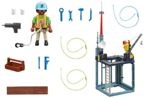 PLAYMOBIL® City Action Starter Pack Baustelle mit Seilwinde1