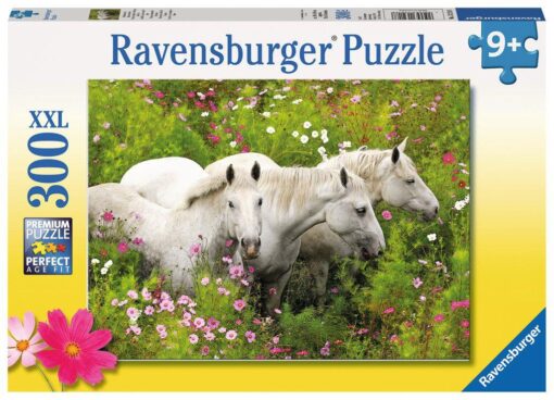 Puzzle Pferde auf der Blumenwiese, 300 Teile.jpeg