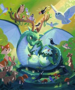 Ravensburger Kinderpuzzle 05181 - Einhorn, Drache und Fee - 3x49 Teile3