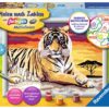 Ravensburger Malen nach Zahlen Majestätischer Tiger