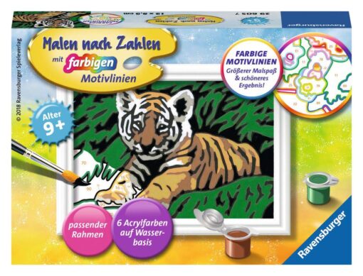 Ravensburger Malen nach Zahlen Süßer Tiger