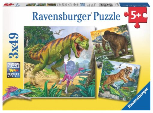 Ravensburger Puzzle Herrscher der Urzeit 3 x 49 Teile.jpeg