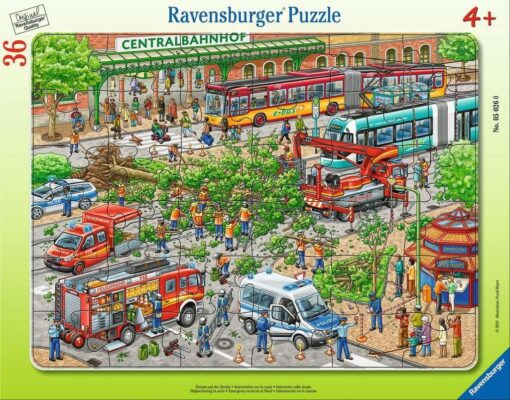 Ravensburger Rahmenpuzzle Einsatz auf der Straße, 36 Teile.jpeg