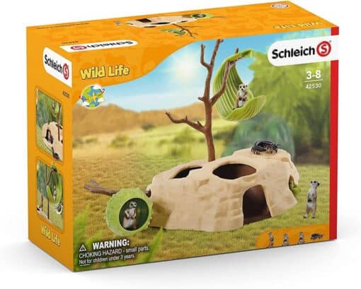 Schleich 42530 Wild Life Erdmännchen Hügel