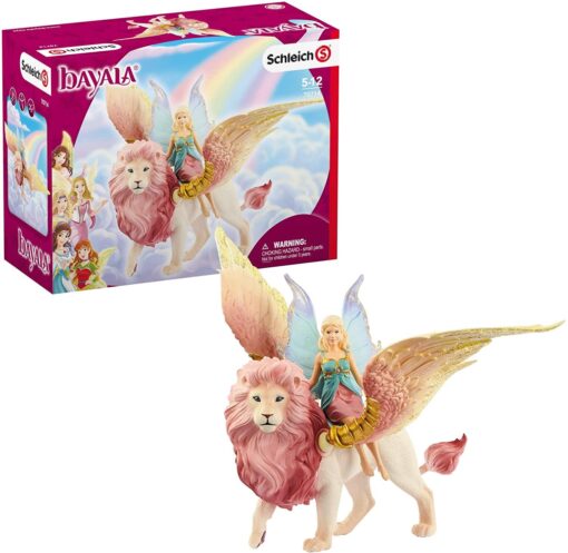 Schleich 70714 bayala® Elfe auf geflügeltem Löwe