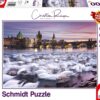 Schmidt Puzzle Christian Ringer, Prag, Schwäne, 1000 Teile.jpg