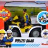 Simba Feuerwehrmann Sam Polizei Quad mit Figur