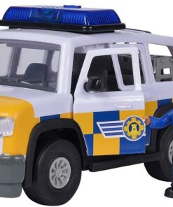 Simba Feuerwehrmann Sam Polizeiauto 4x4 mit Malcom Figur